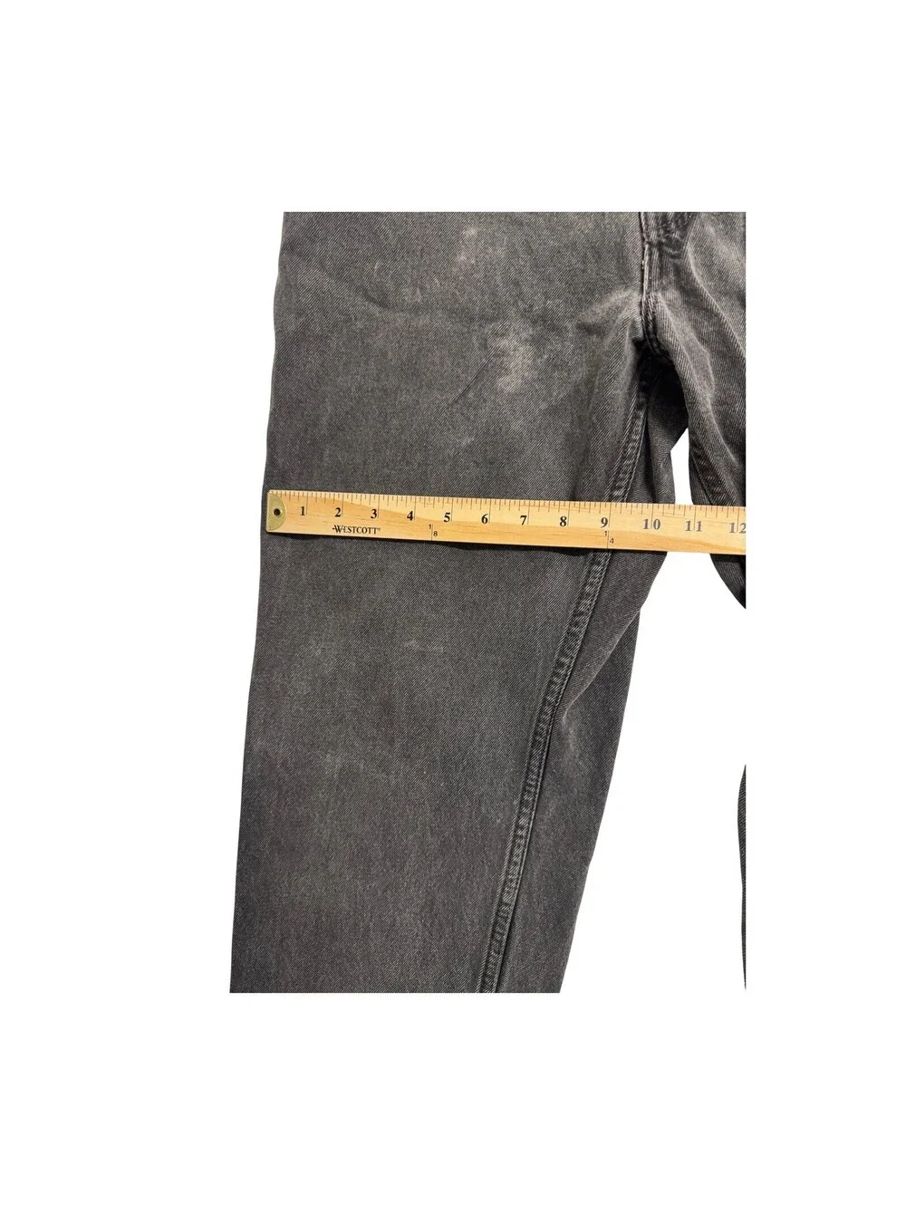 Levis 550 Relaxed Fit Mens Jeans W36 L32 Faded Black Denim Pre-Owned